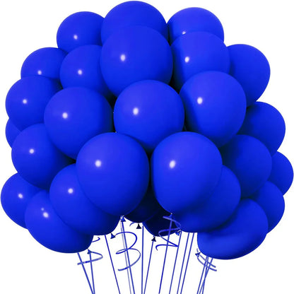 Baby Blue Latex Balloons Set (5–12 Inch, 10/20/30pcs) – Wedding, Baby Shower & Birthday Party Decorations in Mixed Colors