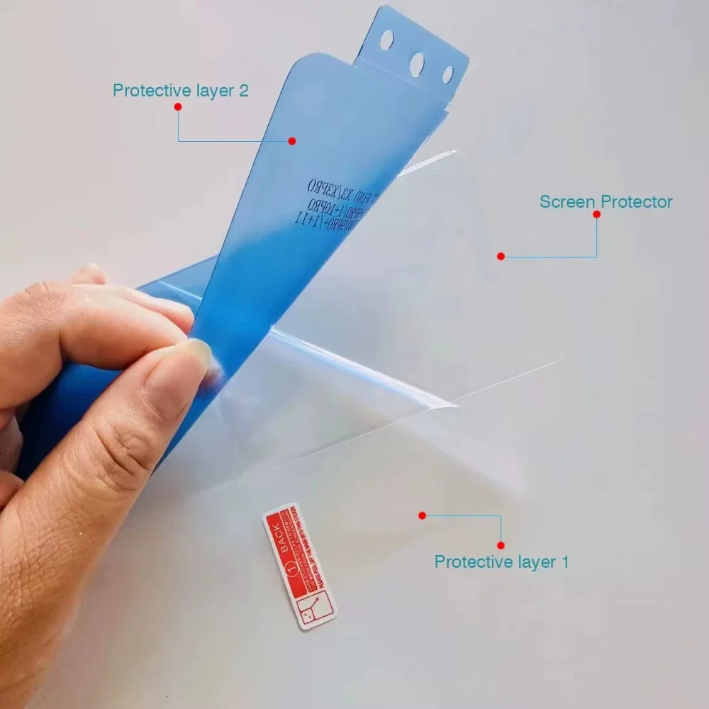 NNBILI 3PCS Ceramic Hydrogel Screen Protector - Samsung Galaxy S26/S25/S24/S23/S22/S21/S20/S10/S9 with Install Kit