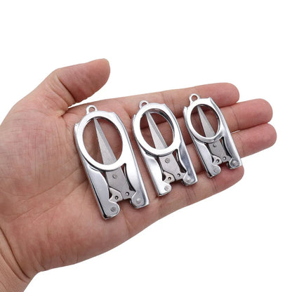 Folding Travel Scissors - Mini Portable Embroidery & Craft Scissors for Sewing, Thread & Tailoring