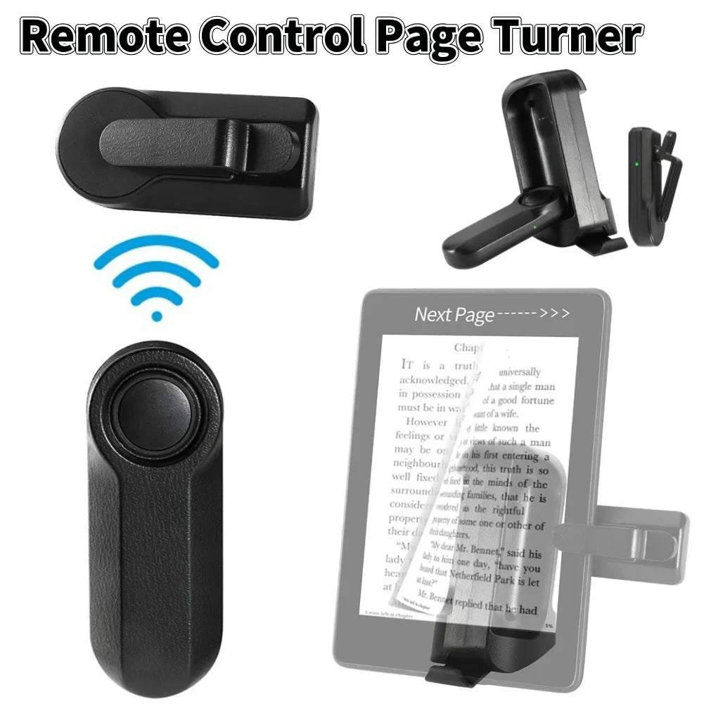 RF Camera Video Recording Remote and Page Turner for Kindle, Kobo, iPad, and Tablets - Perfect for EReaders and Novel Reading