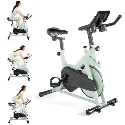 Superun Stationary Exercise Bike – 32-Level Magnetic Resistance, Low Noise Home Workout Cycling Bike