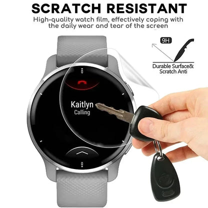 Hydrogel Screen Protector for Garmin Venu – Soft TPU Anti-Scratch Film for Venu 3/3S, Venu 2/2S (Not Glass)