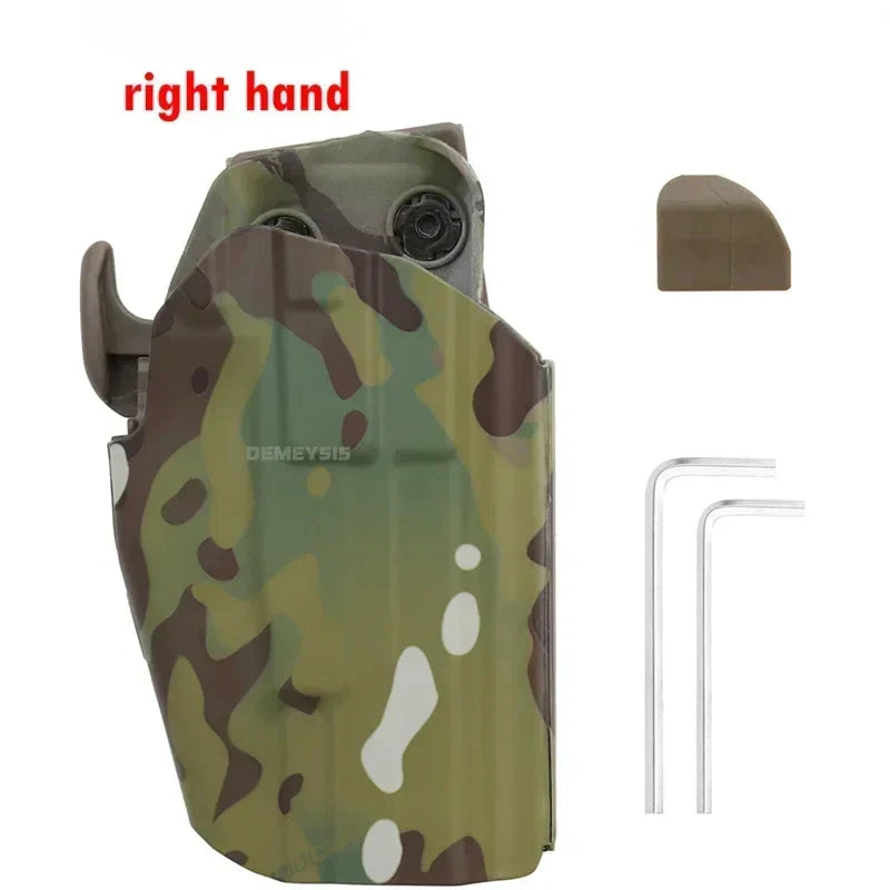 Adjustable Tactical Gun Holster – Lightweight Waist Pistol Carry Case for Right/Left Hand Shooting, Hunting & Outdoor Use