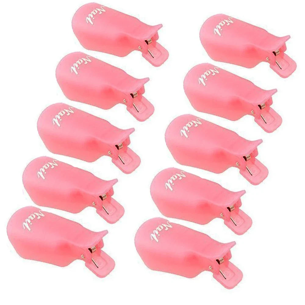 LULAA Nail Soak Off Clips - UV Gel Polish Remover Caps for Fingernail Removal