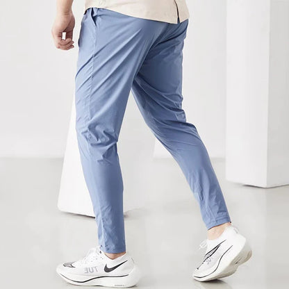 Men’s Quick-Dry Running Pants – Lightweight Jogging Sweatpants with Elastic Waist for Gym & Training