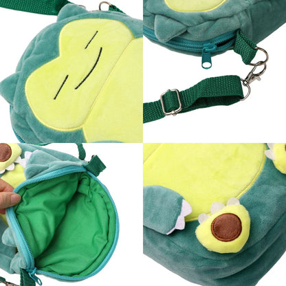 New Pokémon Plush Bag — Pikachu, Mimikyu, Gengar, Lucario, Rowlet, Eevee, Snorlax Soft Stuffed Toy Shoulder Backpack