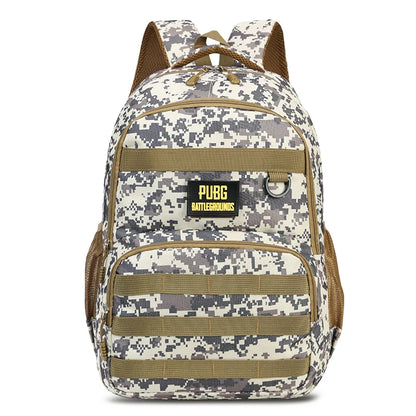 Camouflage Large-Capacity Backpack – Zipper Closure Hiking & Outdoor Adventure Travel Bag
