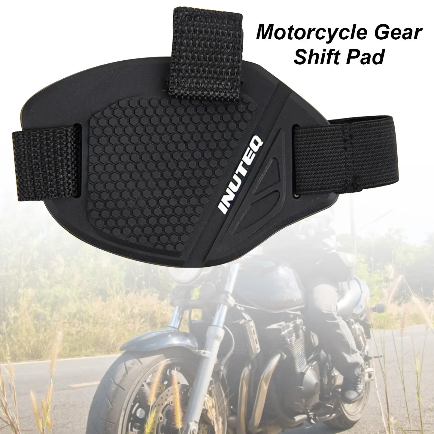 Motorcycle Shift Pad Rubber Boot Protective Cover: Adjustable Shifter Shield Anti-Slip Shoe Protection for Motorcycle Riders