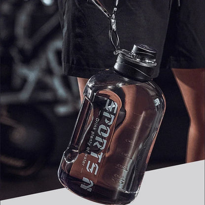 1.7L/2.7L Sports Water Bottle – Portable Large Capacity Gym and Cycling Cup for Fitness, Camping, and Men