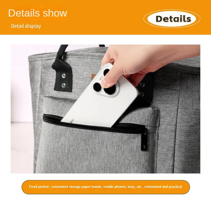 Portable Insulated Lunch Bag – Waterproof Picnic Lunch Box Tote for Office, Rice, and Meals