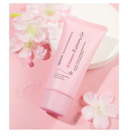 Sakura Exfoliating Peeling Gel — Moisturizing Nourishing Facial Scrub Cream for Skin Care, 30g/50g