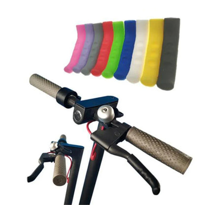 2PCS Brake Handle Grips Cover for Xiaomi M365 PRO Electric Scooter - Anti-Skid Foot Support Case, Blue Skateboard Accessories