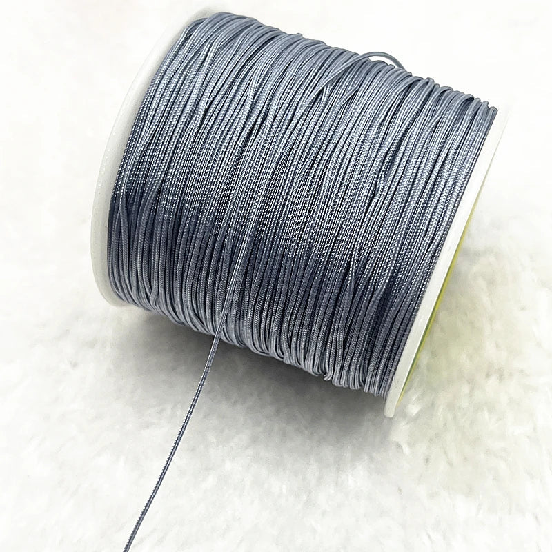 Nylon Macrame Cord Thread (0.4–1.5mm) – Braided DIY Bracelet, Beading & Tassel String