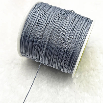 Nylon Macrame Cord Thread (0.4–1.5mm) – Braided DIY Bracelet, Beading & Tassel String