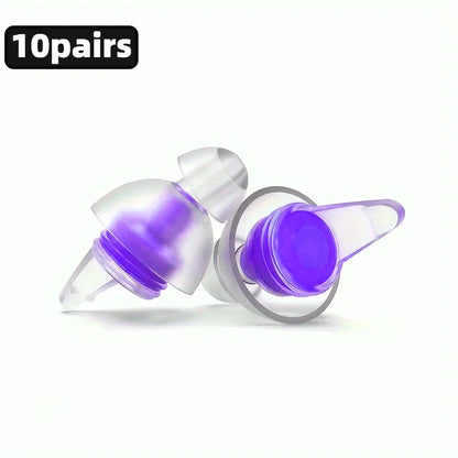 High Fidelity Concert Earplugs - Reusable Hypoallergenic Hearing Protection for Musicians & Events