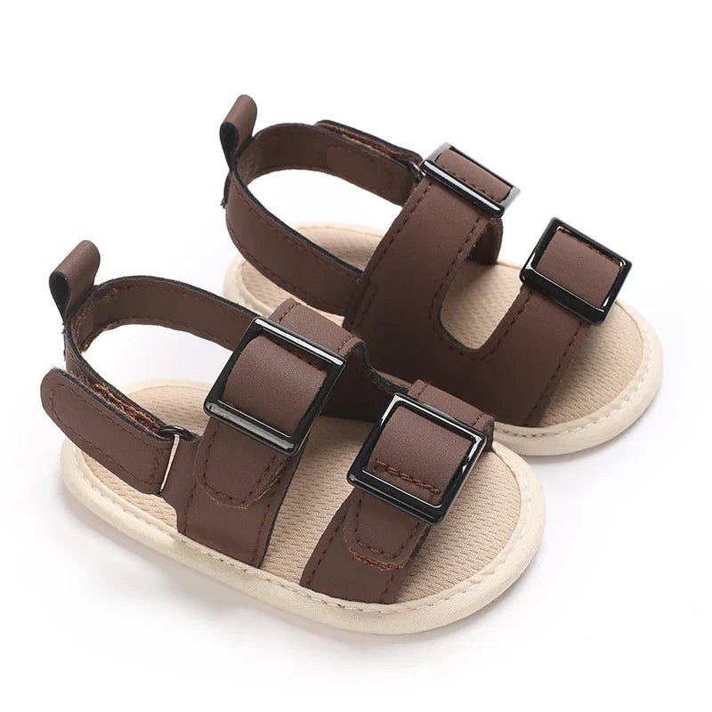 Infant Boy Pre-Walker Sandals - Breathable Soft Sole Casual Walking Shoes for 0–1 Year