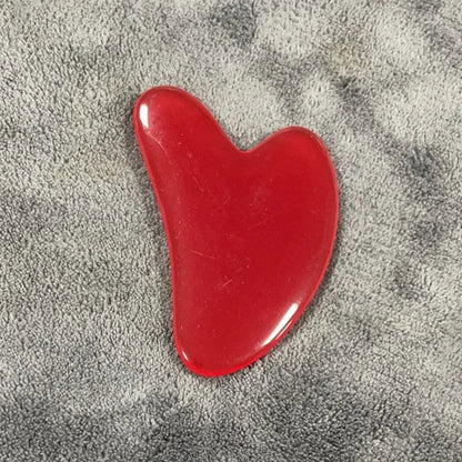 Heart Shape Beeswax Gua Sha Massage Tool – SPA Scraping Face Massager & Acupuncture Guasha Board