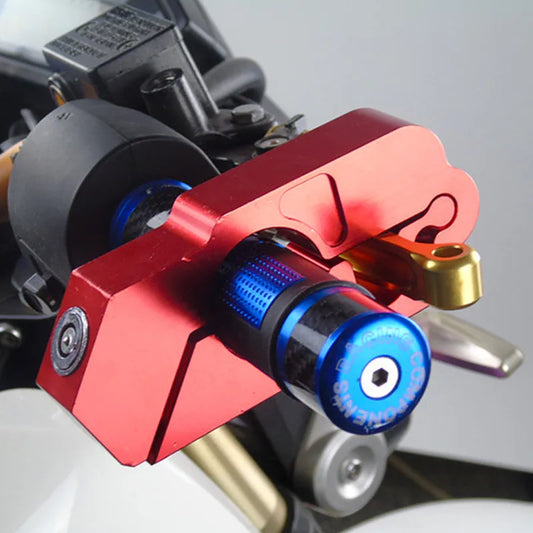 Motorcycle Handlebar Brake Handle Lock - Solid Imitating Steel Anti-Theft Lock for ATV, Dirt, and Street Bikes