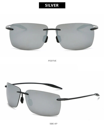 Ultralight TR90 Frameless Sunglasses — Unisex Driving & Outdoor Sports Shades