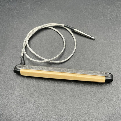 Rosewood U-Bass Bridge - Adjustable Saddle Bridge with Height Screws for 4/6 String Acoustic Bass Guitar