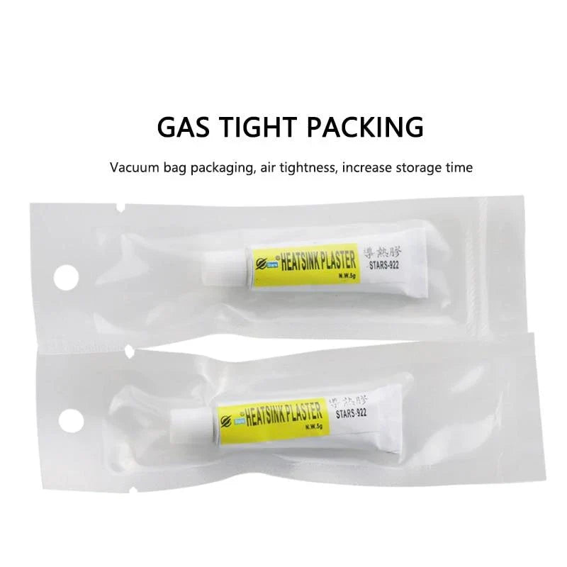 1/3/5pcs Thermal Paste Conductive Adhesive – Heatsink Glue for Chip, VGA, RAM, LED, IC Cooler & Radiator Cooling