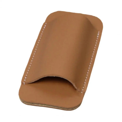 Retro Leather Knife Sheath – Horizontal Belt Carry Pocket Knife Holster, Durable Men’s EDC Knife Holder Case