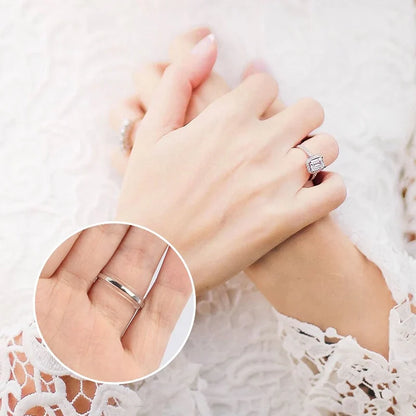 8-Size Silicone Invisible Ring Size Adjuster – Clear Jewelry Tightener & Reducer for Loose Rings Fit Correction Tool