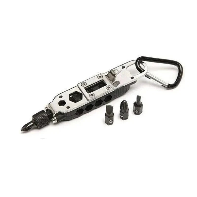Multifunctional Mini Screwdriver - Portable EDC Keychain Steel Repair Tool