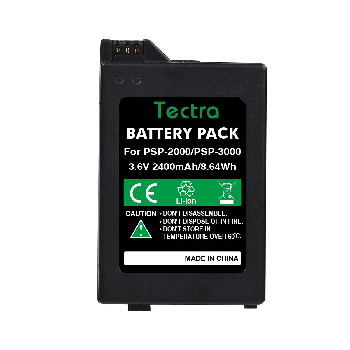 10Pcs 2400mAh 3.6V Replacement Battery for Sony PSP-2000/3000 Gamepad
