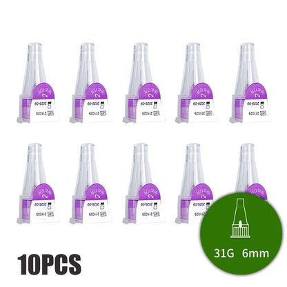 10/20/30/50/100PCS Magic Pen Tip Cartridges — 3ml Empty Cassette Bottles with Individual Packaging for Lilly Insulin Pen (4mm/6mm/8mm)