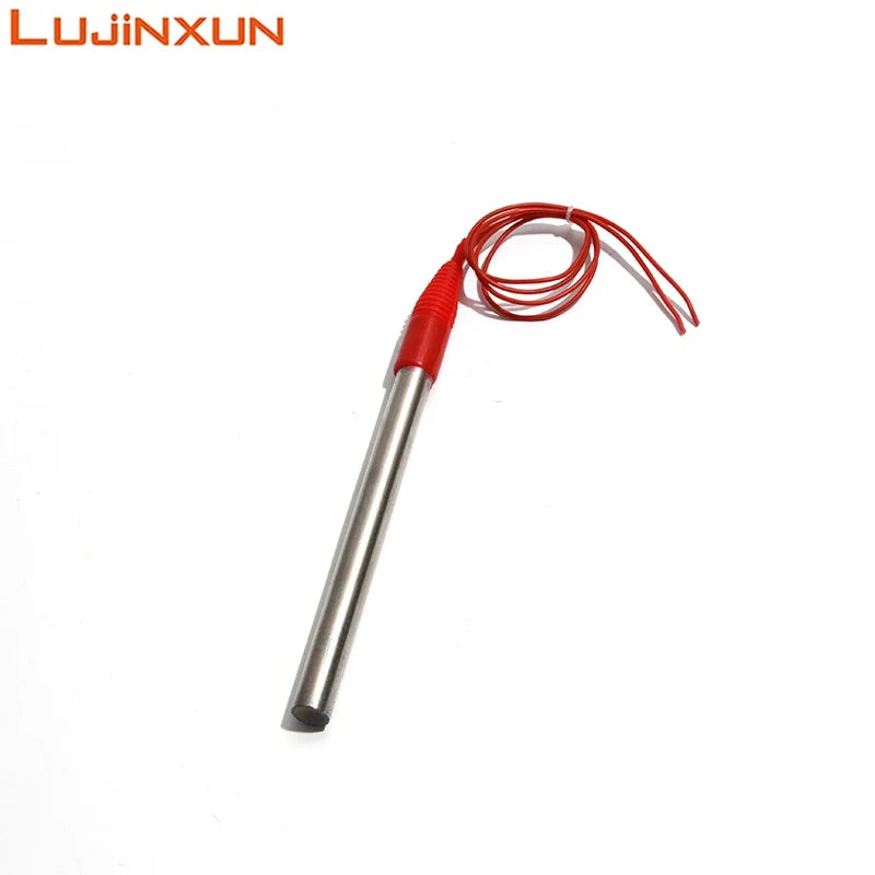 LUJINXUN 12V/24V Fish Tank Water Heater - Fully Waterproof 304 Stainless Steel Heating Tube 50-200W for Aquarium Use