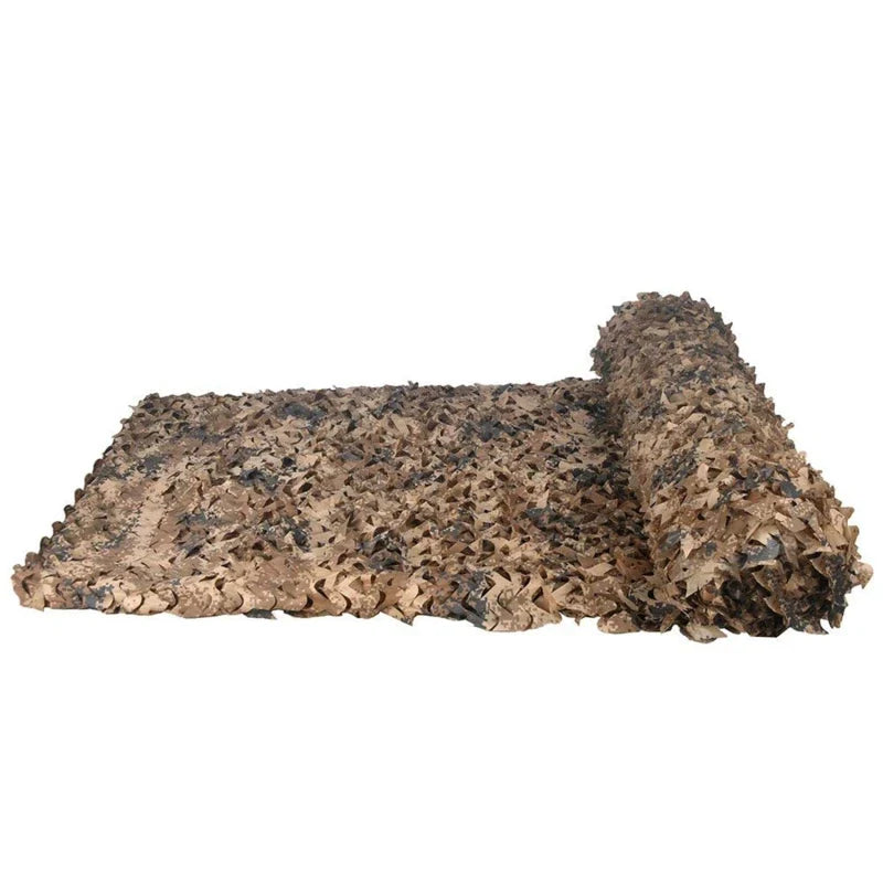 Military Camouflage Net - Hunting Garden Gazebo & Car Awning Shade Cover in Jungle, Desert & Outdoor Colors