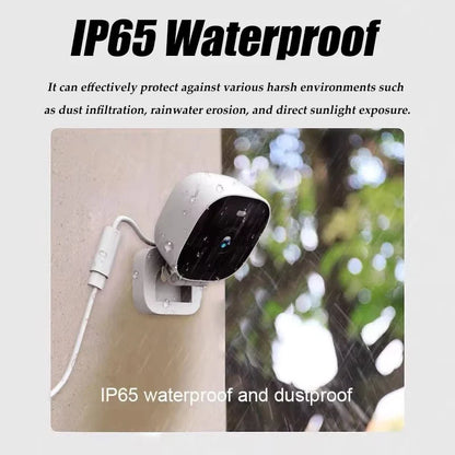 Xiaomi 4K Mini Security Camera – WiFi IP65 Waterproof Night Vision Monitor with Motion Detection & 2-Way Audio