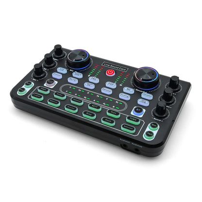 HD X60 Professional Sound Card – English Version Audio Mixer for Karaoke, KTV, Singing, and Live Broadcast