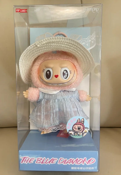 New Arrival Monster Labubu Zimomo Angel Doll – Creative DIY Vinyl Pendant Figure, Toy Replica for Birthday & Christmas Gift