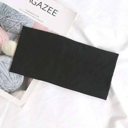 Wide Elastic Sports Headband – Solid Color Soft Hair Band for Running, Yoga, Makeup & Face Washing for Women and Men