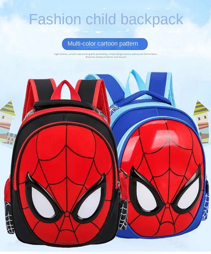 Disney Cartoon Animal Design Backpack – 3D Pattern Schoolbag for Boys, Kindergarten Gift