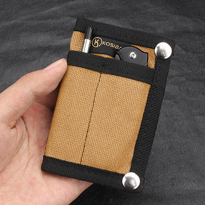 Mini EDC Tactical Pouch – Multifunctional Outdoor Hunting Tool & Key Card Storage Bag