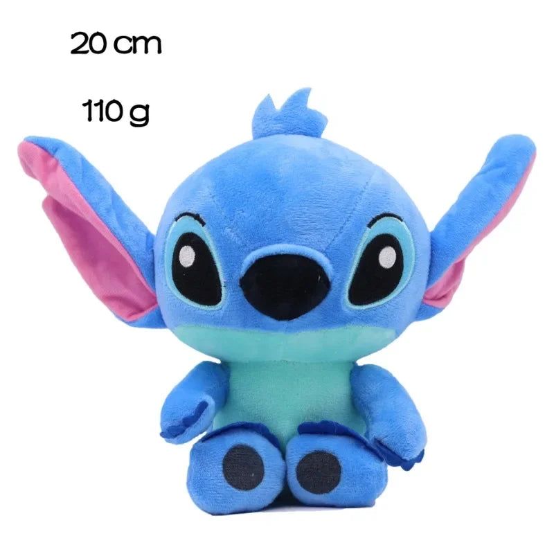 Authentic Disney Stitch Plush Toy 20-25CM - Lilo & Stitch Stuffed Kawaii Pillow Doll for Kids Birthday Gift
