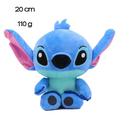 Authentic Disney Stitch Plush Toy 20-25CM - Lilo & Stitch Stuffed Kawaii Pillow Doll for Kids Birthday Gift