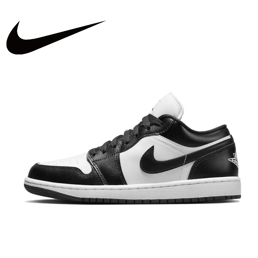 Nike Air Jordan 1 Low – Light Smoke Grey Retro Basketball Shoes | Men's Wear-Resistant, Anti-Slip Sneakers