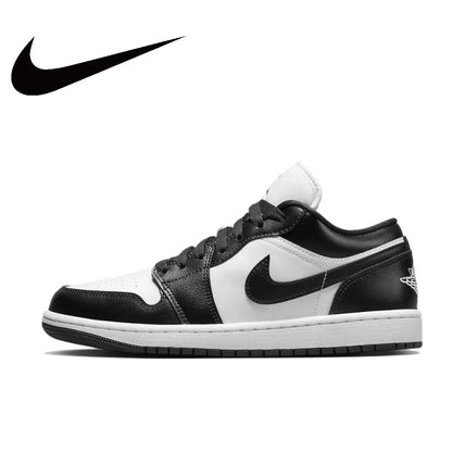 Nike Air Jordan 1 Low – Light Smoke Grey Retro Basketball Shoes | Men's Wear-Resistant, Anti-Slip Sneakers