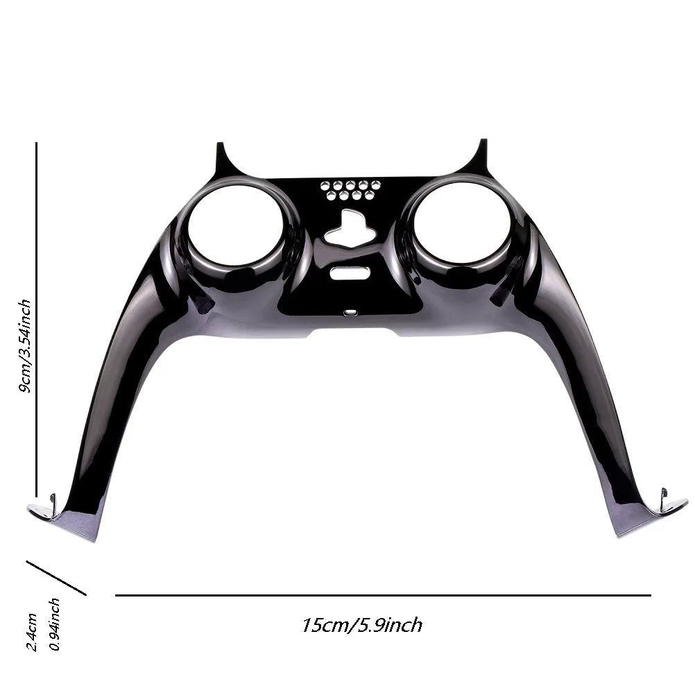 PS5 Glossy Chrome Controller Shell - DIY Replacement Cover for PS5 Slim