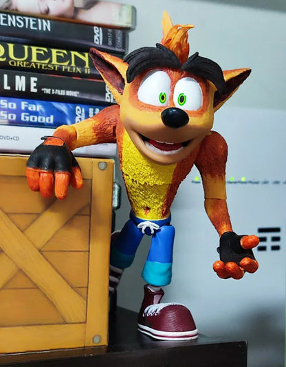 Crash Bandicoot Action Figure Toy – N. Sane Trilogy Game Character Collectible Gift