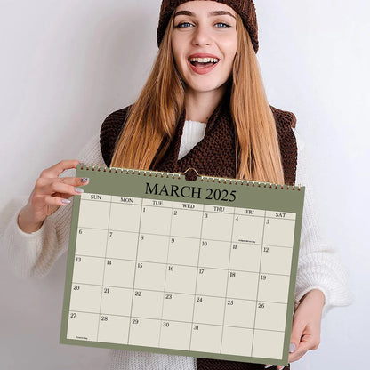 2025 Wall Calendar – 12-Month Planner (Jan-Dec), 8.7"x11" Office & Home Organizer