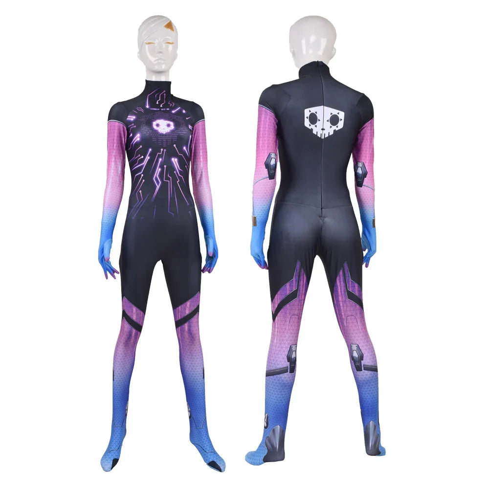 Women’s Superhero Jumpsuit – Adult Cosplay Zentai Bodysuit Costume for Halloween