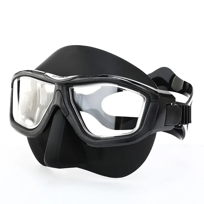 HD Full Face Diving Mask - Anti-Fog Large-Frame Snorkel Goggles for Freediving & Scuba Diving