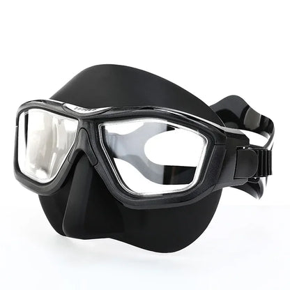 HD Full Face Diving Mask - Anti-Fog Large-Frame Snorkel Goggles for Freediving & Scuba Diving