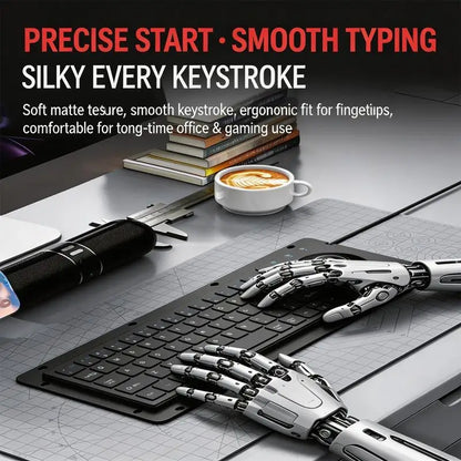 64-Key USB Industrial Keyboard - Embedded Trackball & Silent Keys for Office and Factory Use D2RC
