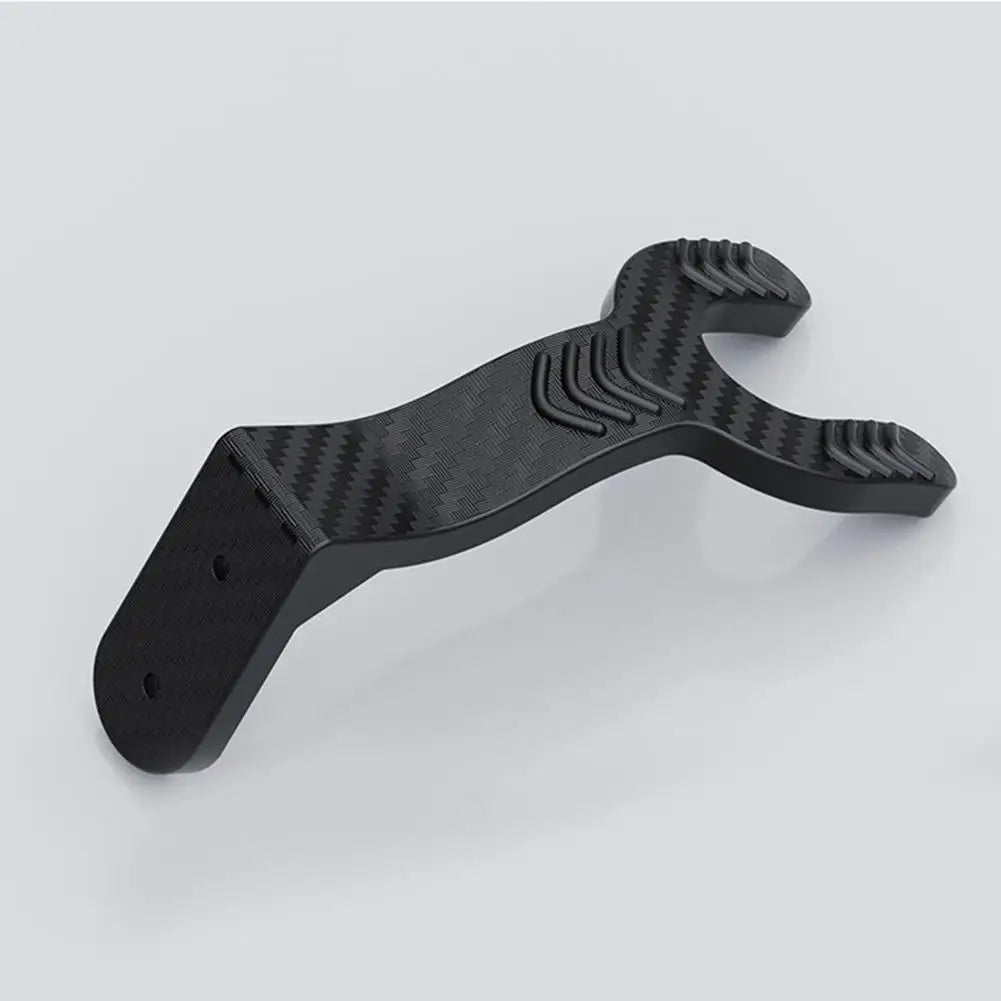 Motorcycle Helmet Holder Wall Mount - Head Gear Hook & Hat Hanger Stand for Helmets, Football & Bicycle Caps
